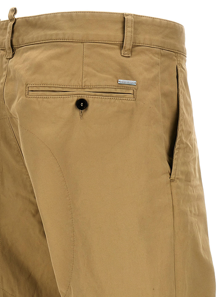 Dsquared² Beige Cotton Chino Pants