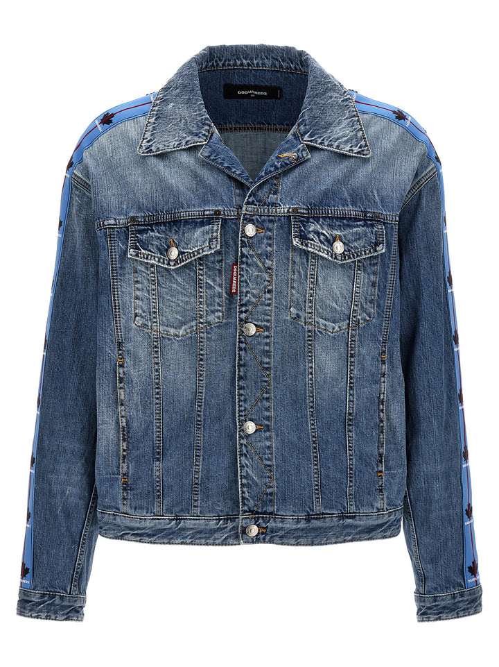 Dsquared² Blue Cotton Denim Jacket