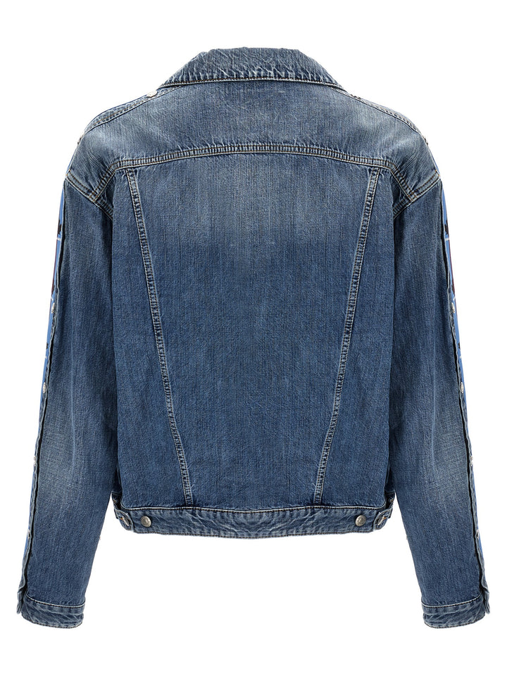 Dsquared² Blue Cotton Denim Jacket
