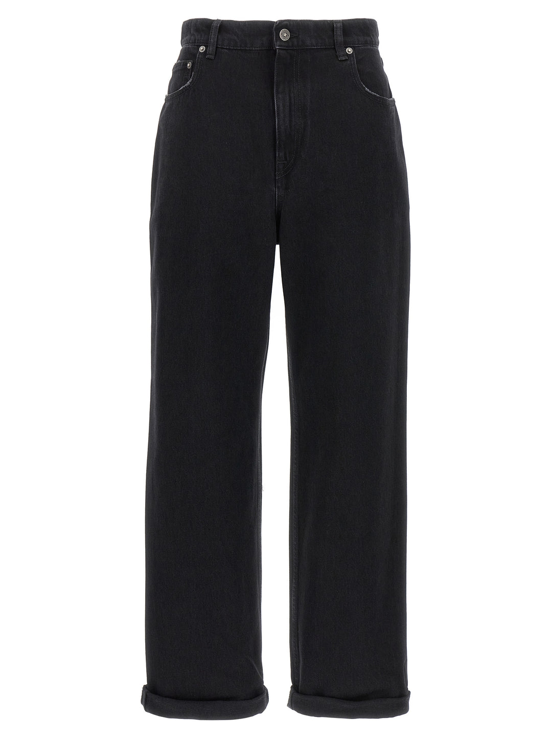 Golden Goose Black Cotton Relaxed Fit Jeans