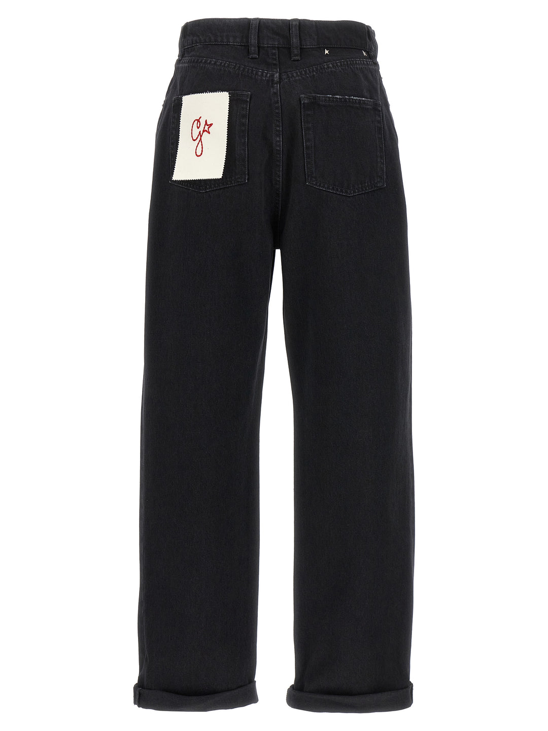 Golden Goose Black Cotton Relaxed Fit Jeans