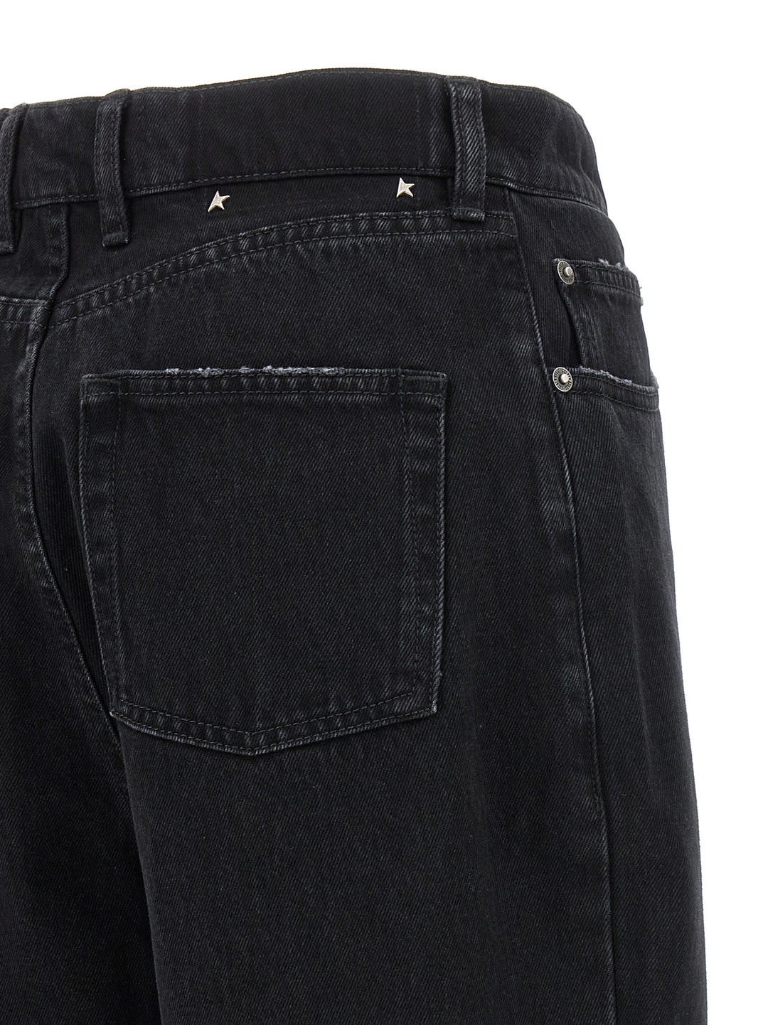 Golden Goose Black Cotton Relaxed Fit Jeans