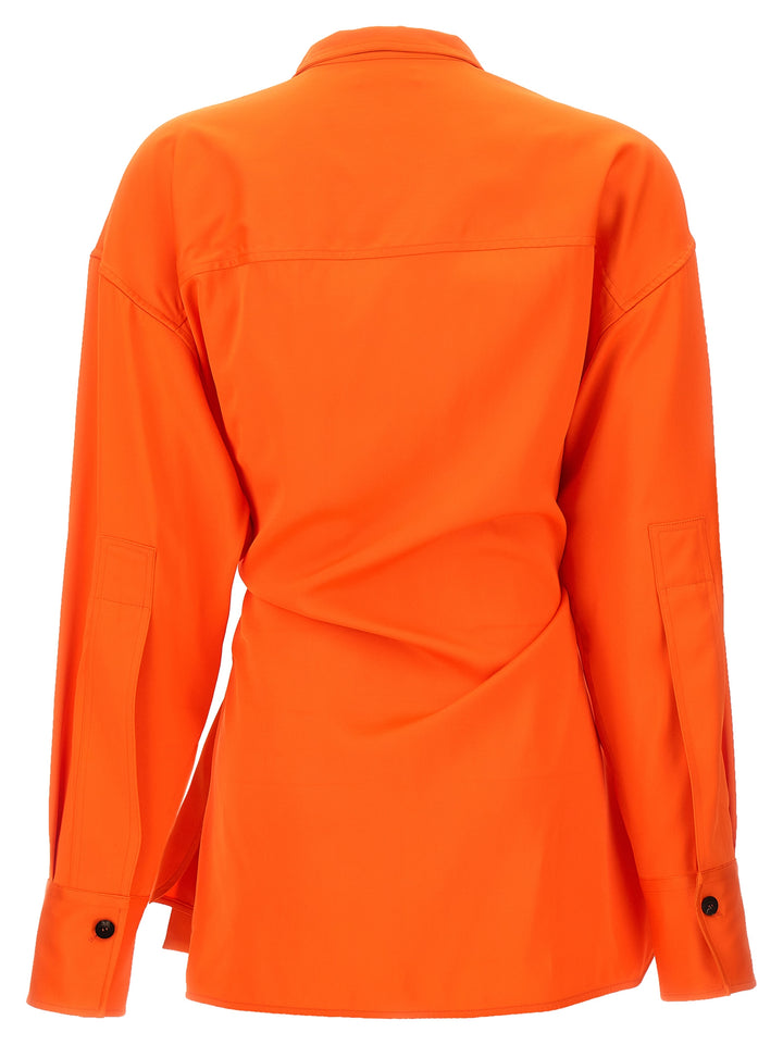 Ferragamo - Orange Viscose Blouse