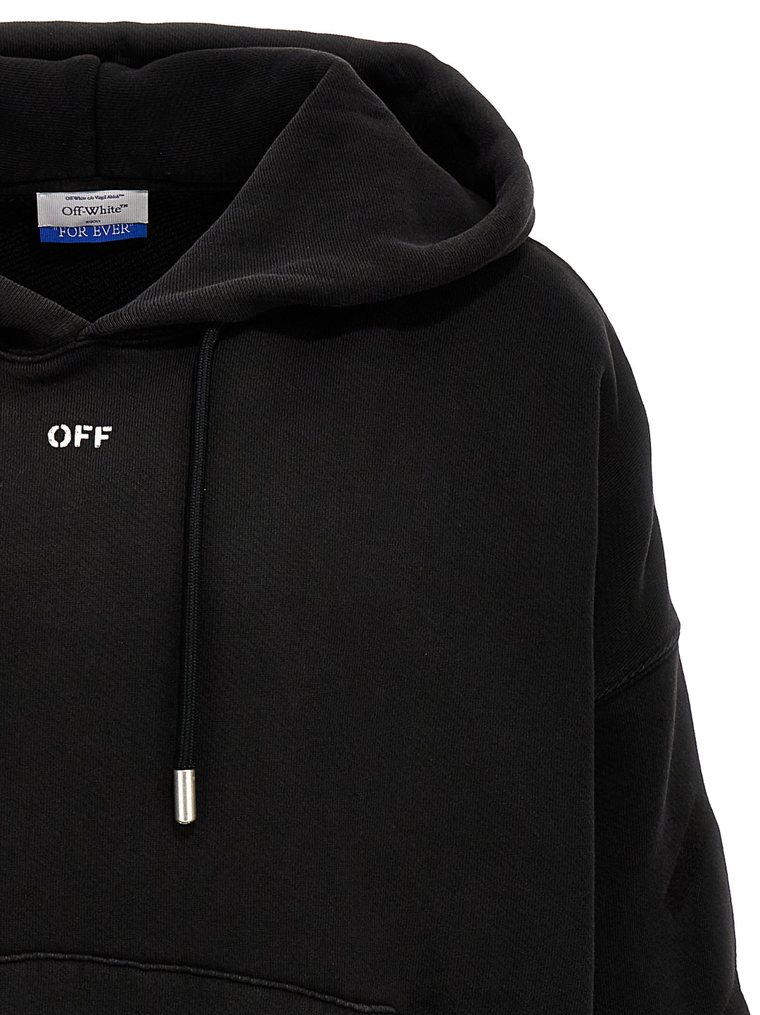 Off-White Gray Cotton Sweatshirt