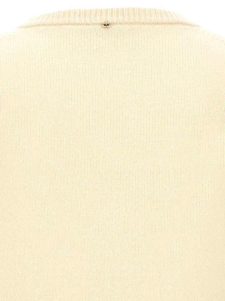 Sportmax Bicolor Wool Sleeveless Jacket