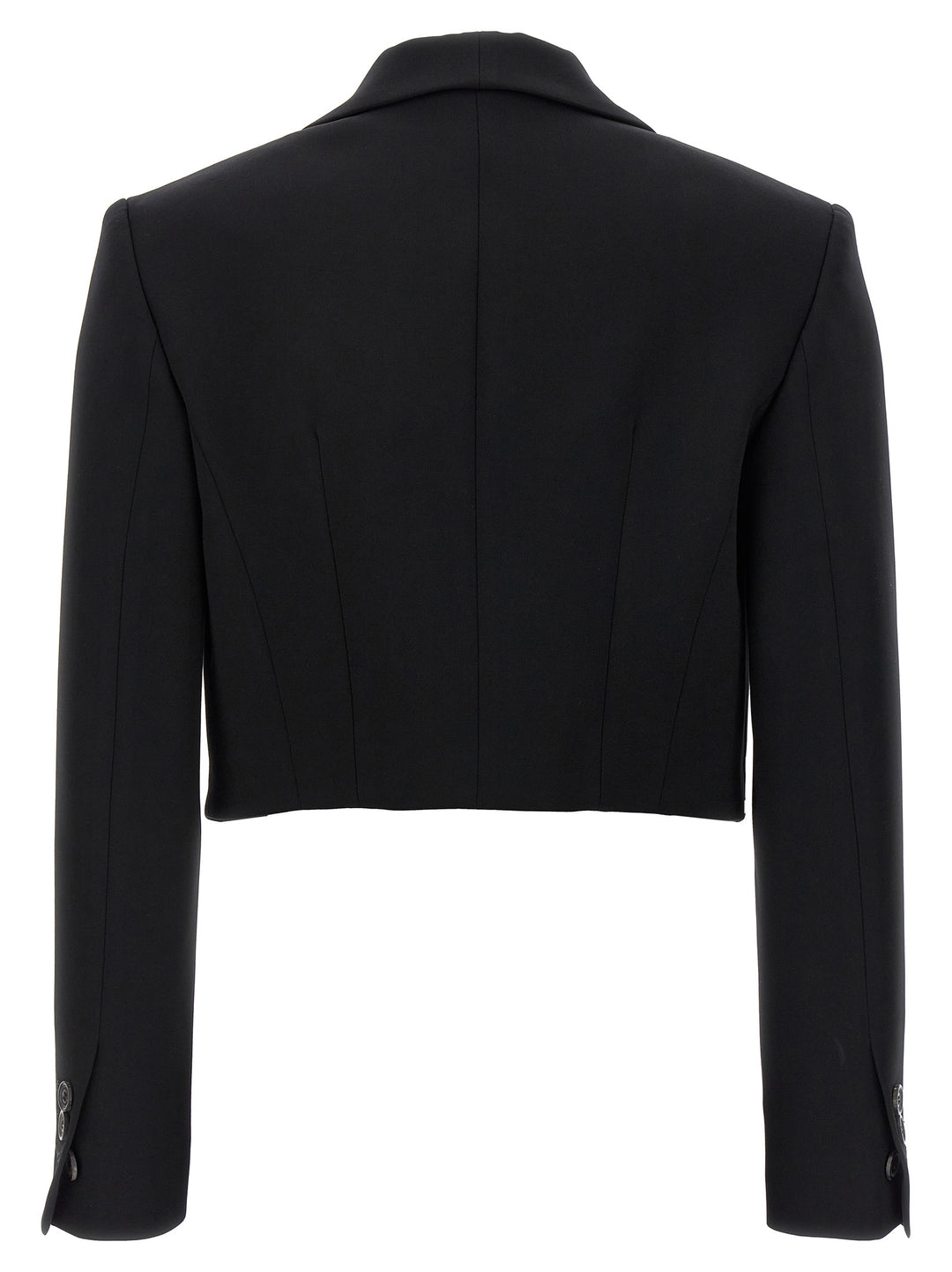 Dsquared² Black Polyester Full-Length Jacket