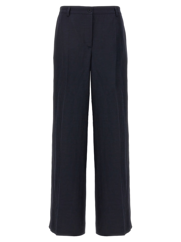 P.A.R.O.S.H. Blue Viscose Casual Pants