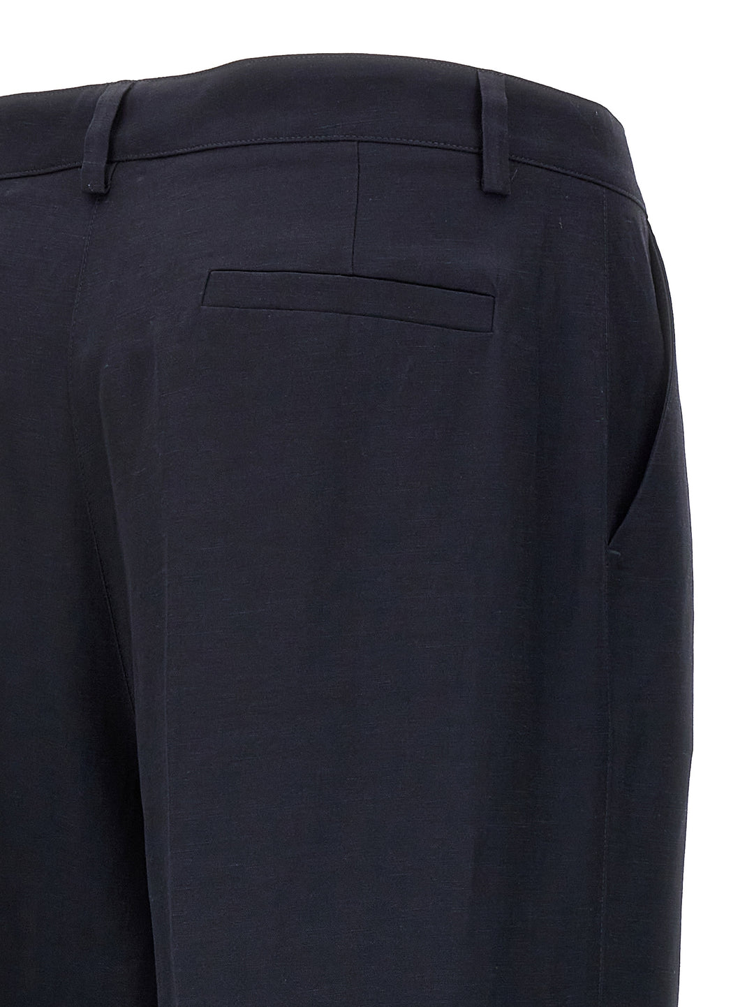 P.A.R.O.S.H. Blue Viscose Casual Pants