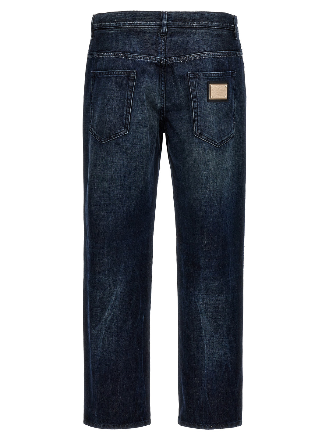 Dolce &amp; Gabbana Blue Cotton Skinny Jeans
