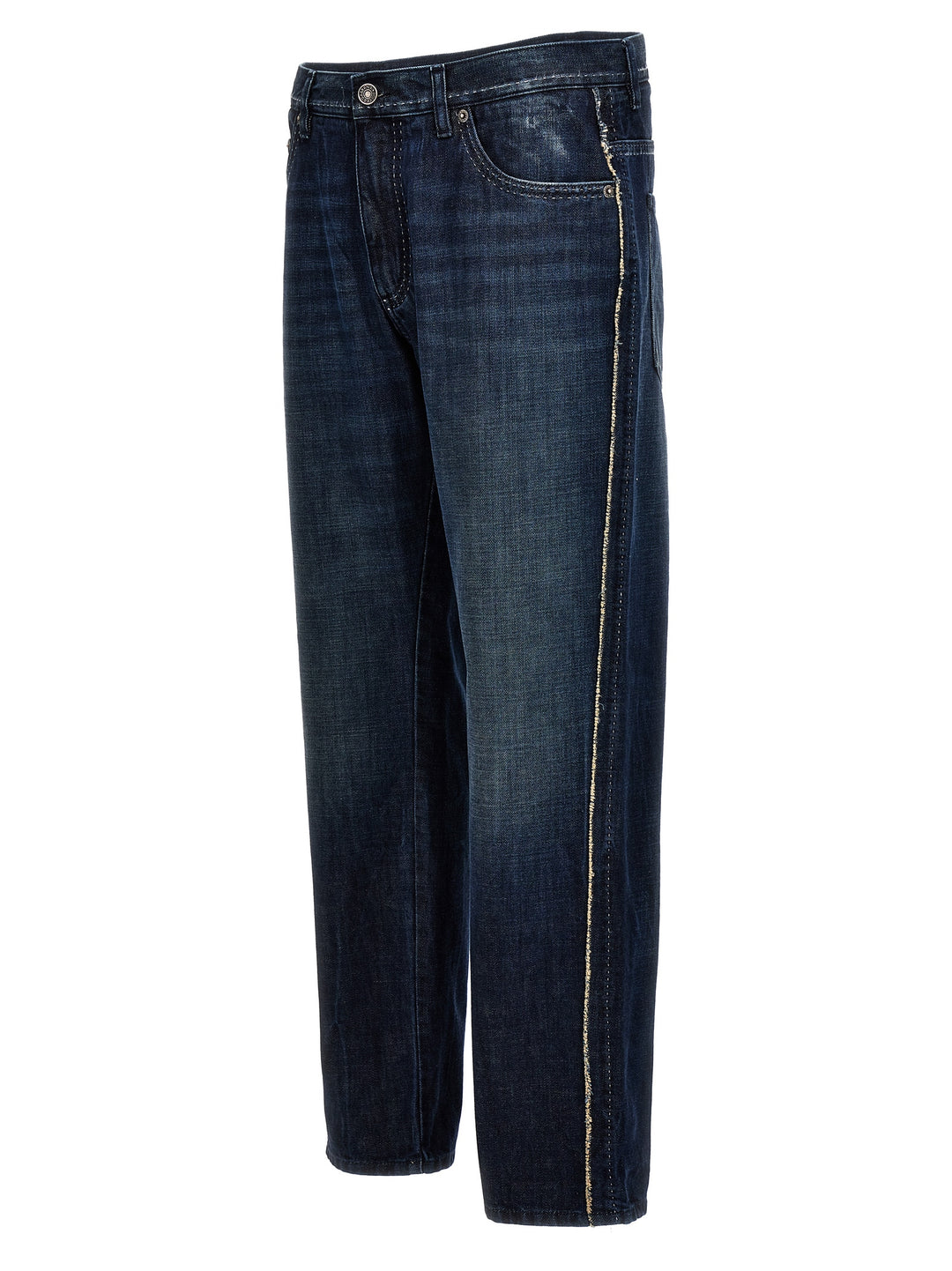 Dolce &amp; Gabbana Blue Cotton Skinny Jeans
