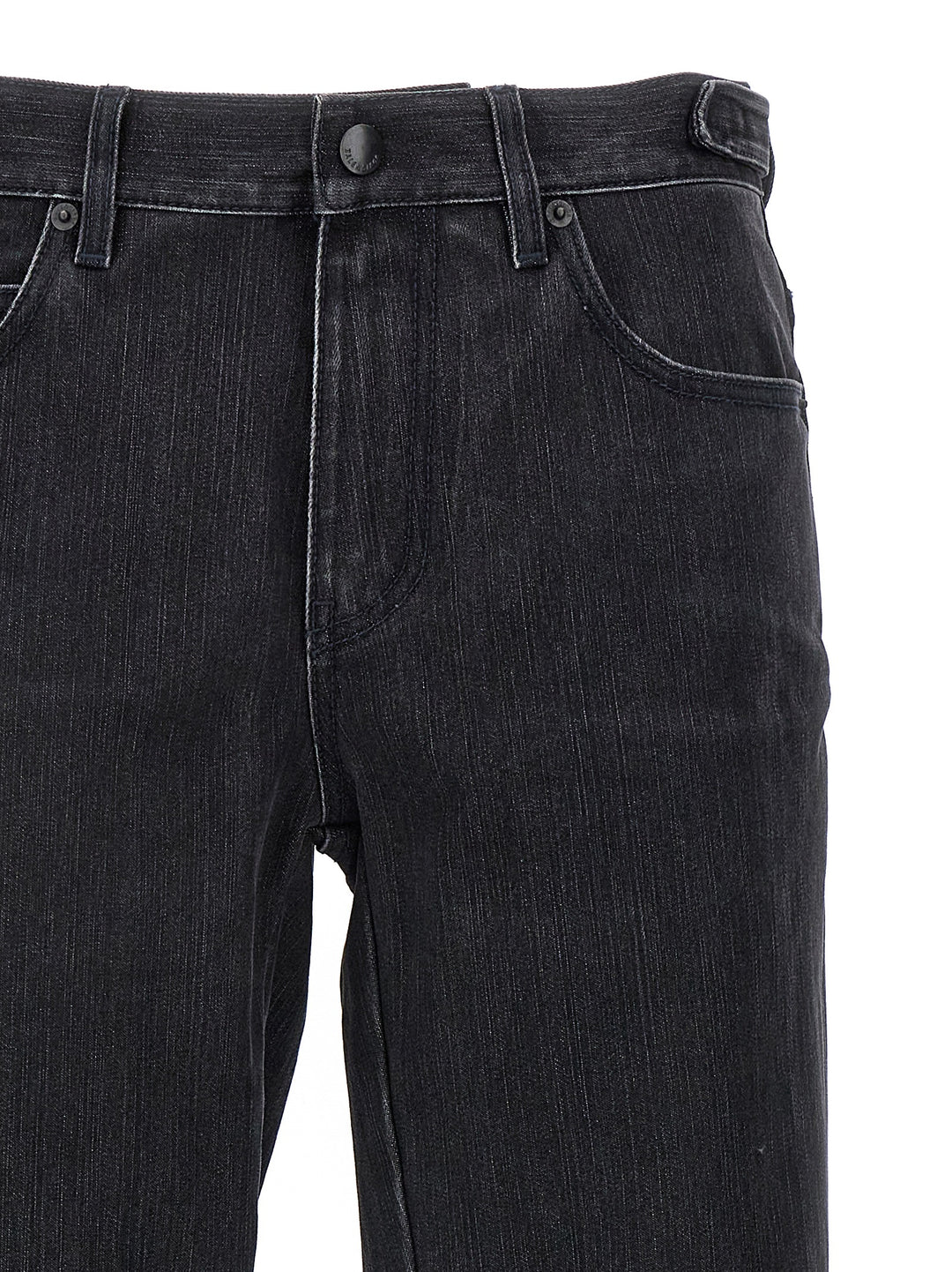 Balenciaga Black Cotton Flared Jeans