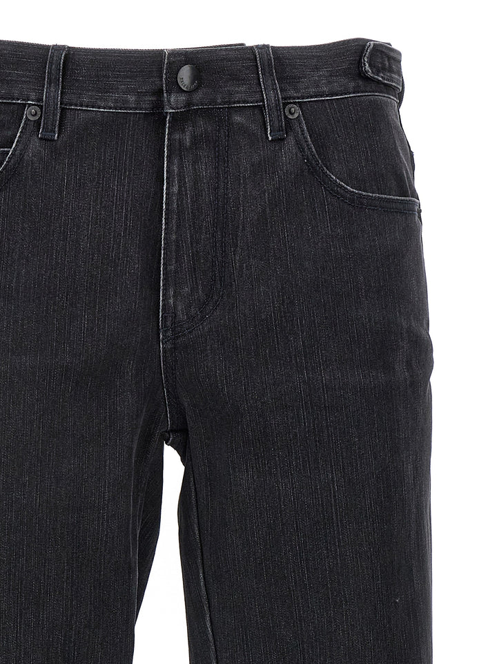 Balenciaga Black Cotton Flared Jeans