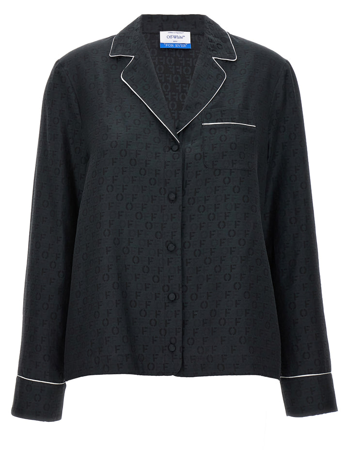 Off-White - Black Silk Blouse