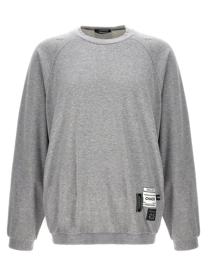 Undercover Gray Cotton Sweatshirt