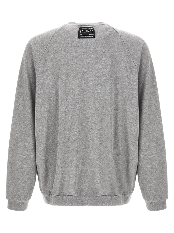 Undercover Gray Cotton Sweatshirt