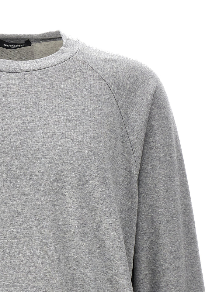 Undercover Gray Cotton Sweatshirt