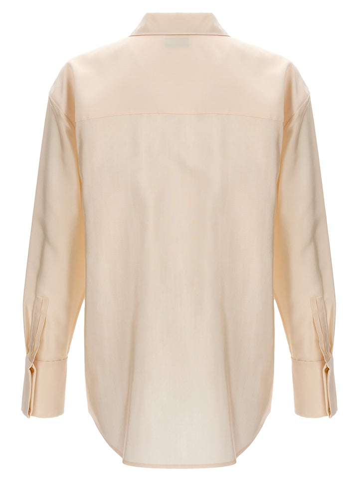 Saint Laurent Beige Acetate Blouse