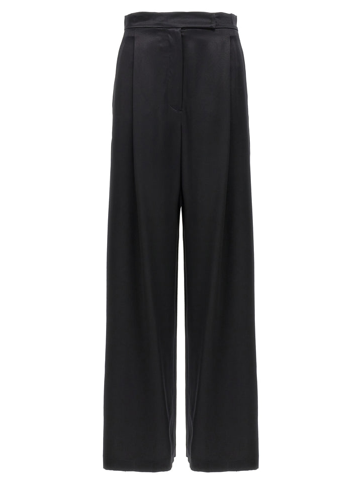 Max Mara Black Silk Casual Pants