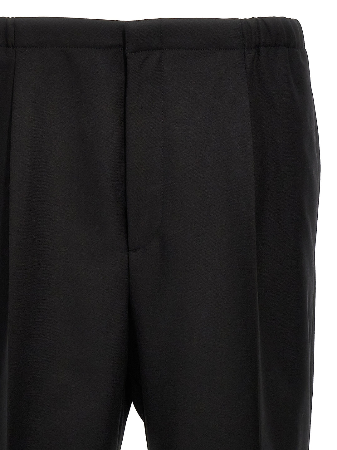 Fendi Black Virgin Wool Dress Pants