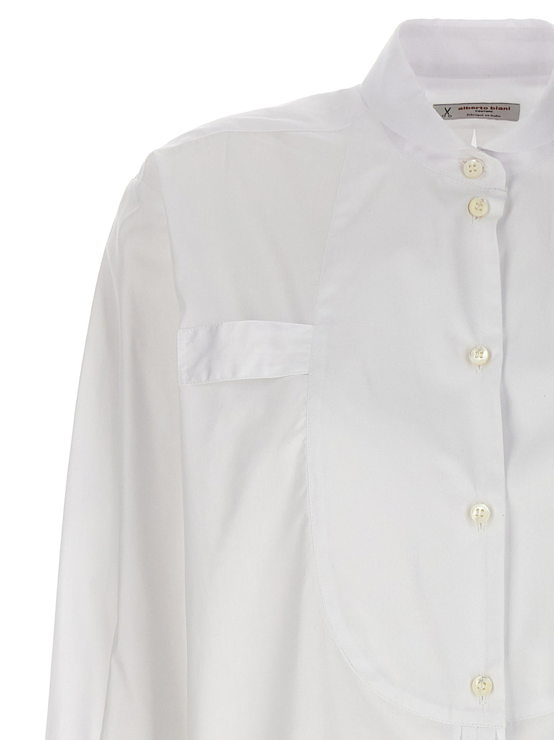 Alberto Biani - White Cotton Blouse