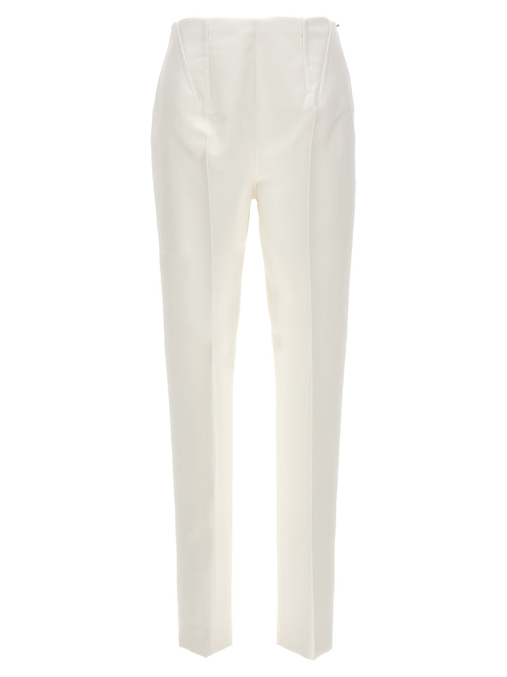 Sportmax White Acetate Dress Pants