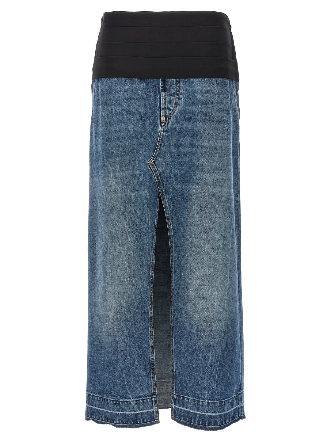 Stella McCartney Blue Cotton Mini Skirt