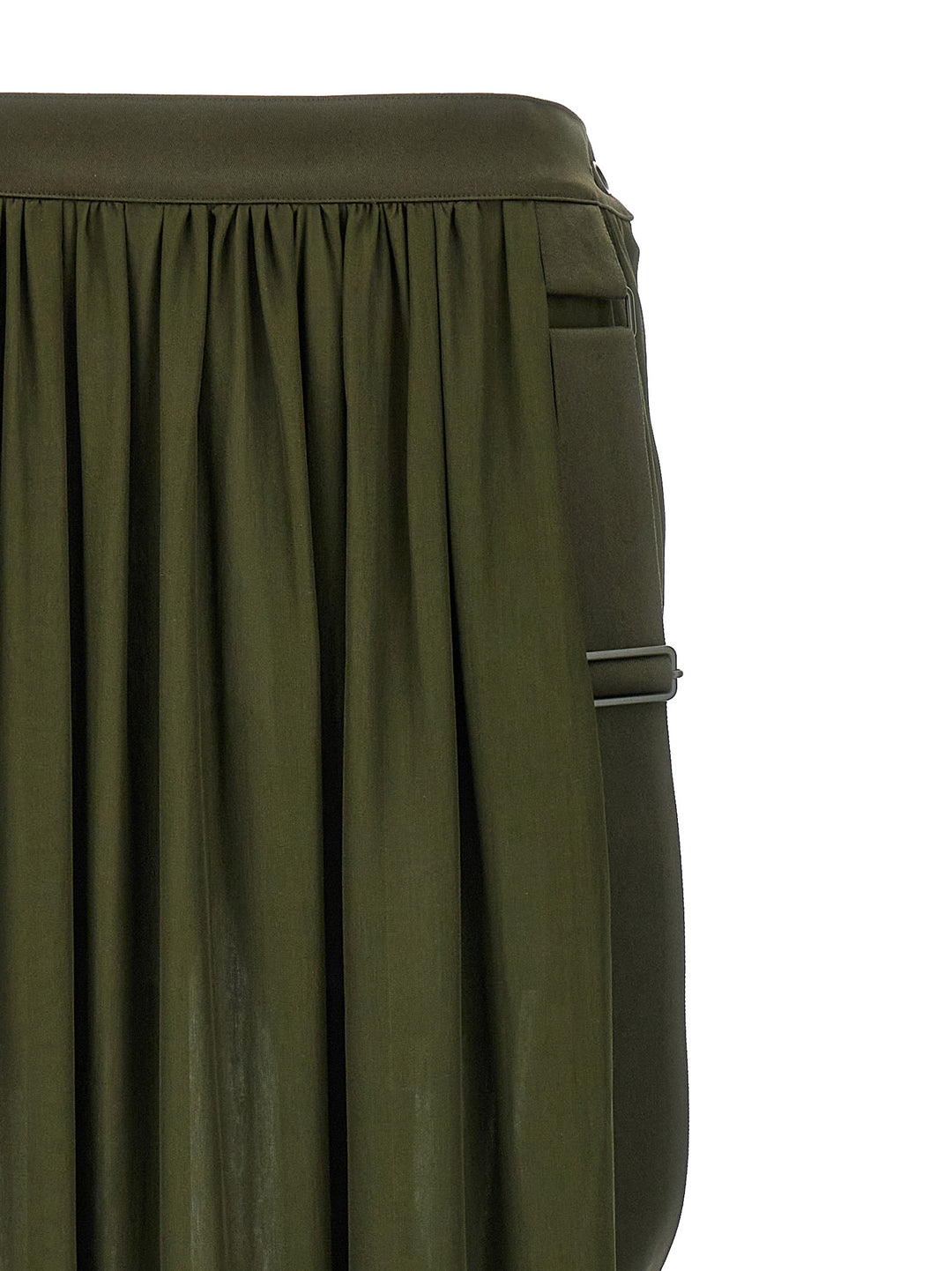 Max Mara Bicolor Silk Mini Skirt
