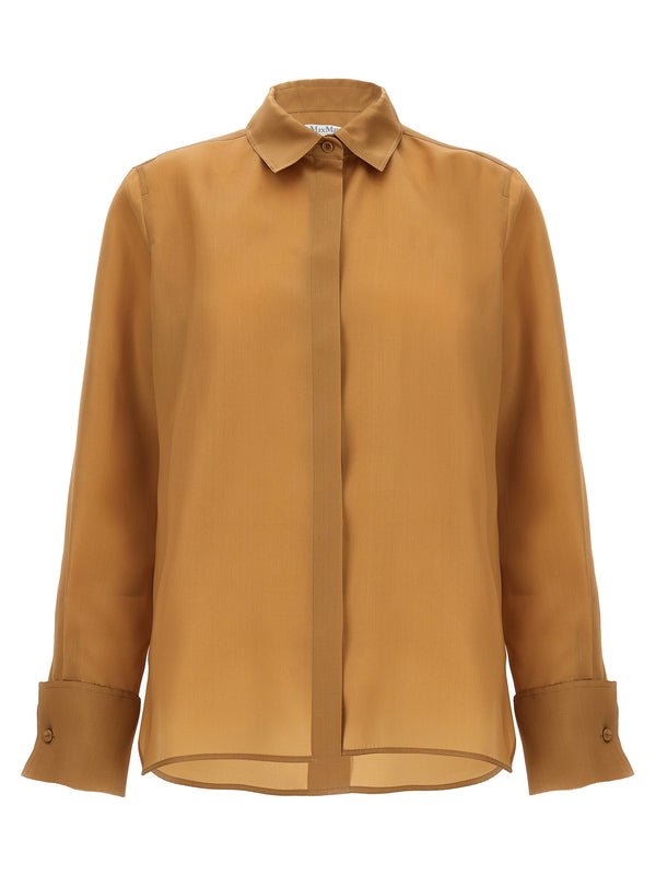 Max Mara - Beige Silk Blouse