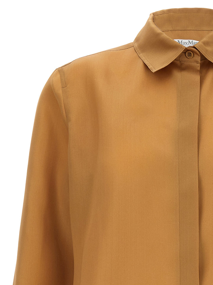 Max Mara - Beige Silk Blouse