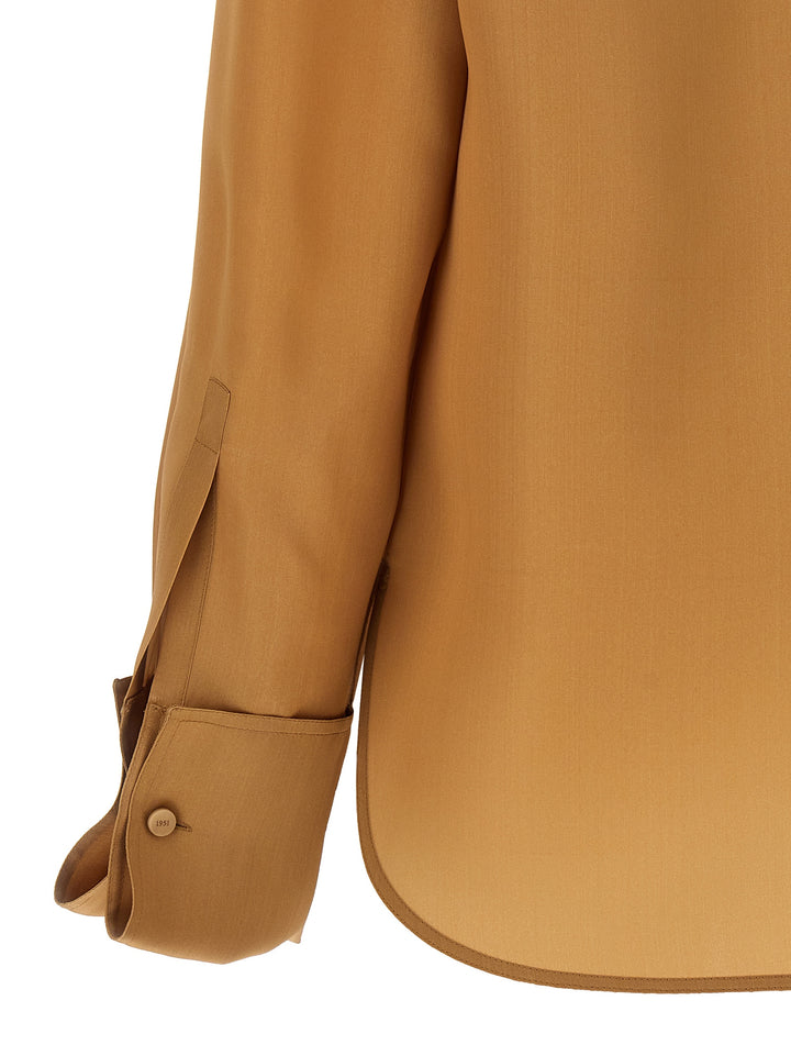Max Mara - Beige Silk Blouse