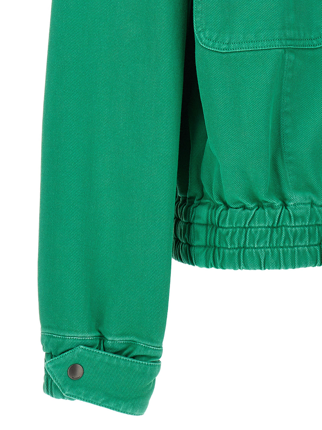 Max Mara Bicolor Cotton Full-Length Jacket