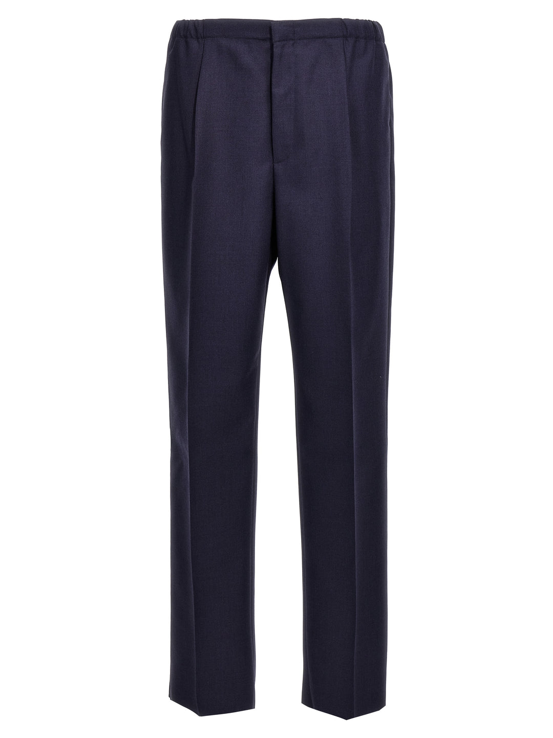Fendi Blue Virgin Wool Pants