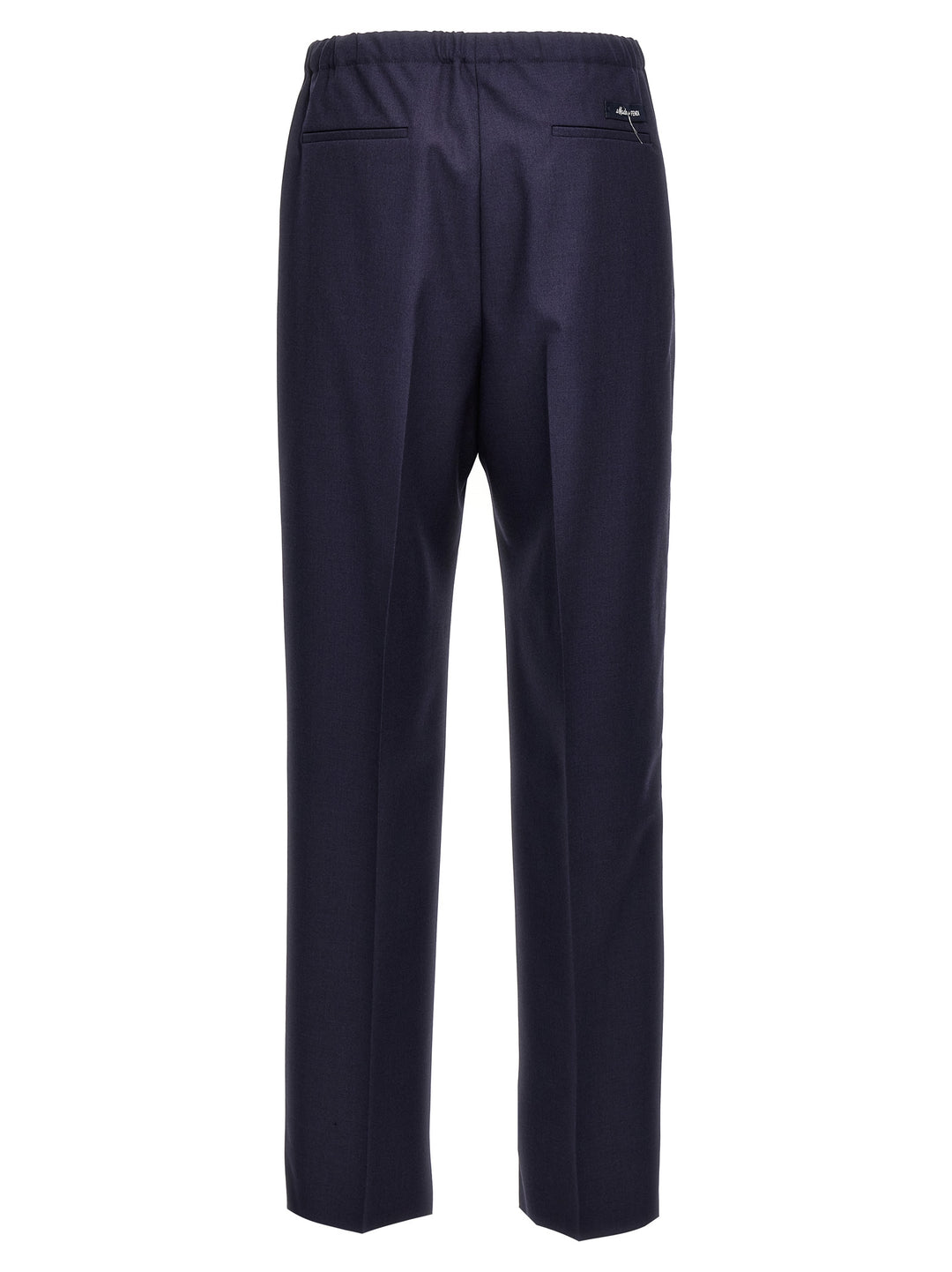 Fendi Blue Virgin Wool Pants