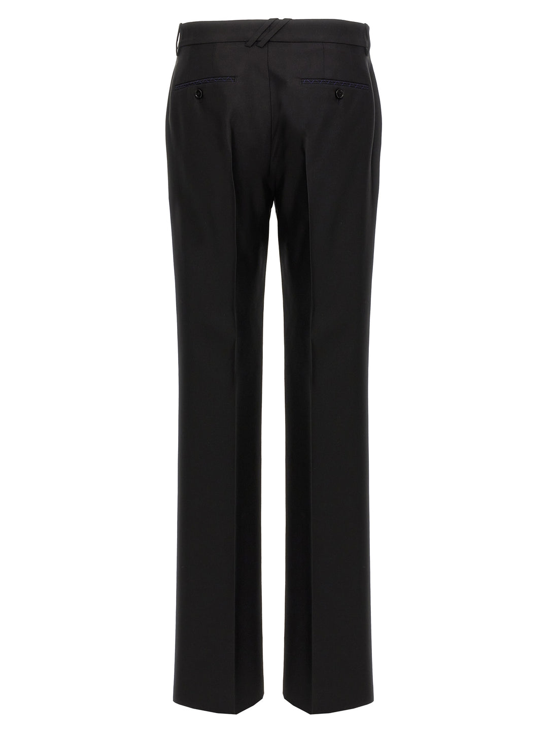 Burberry Black Virgin Wool Dress Pants