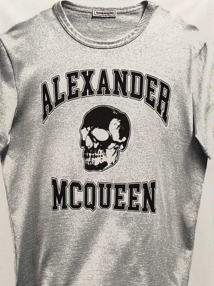 Alexander McQueen Bicolor Cotton T-Shirt