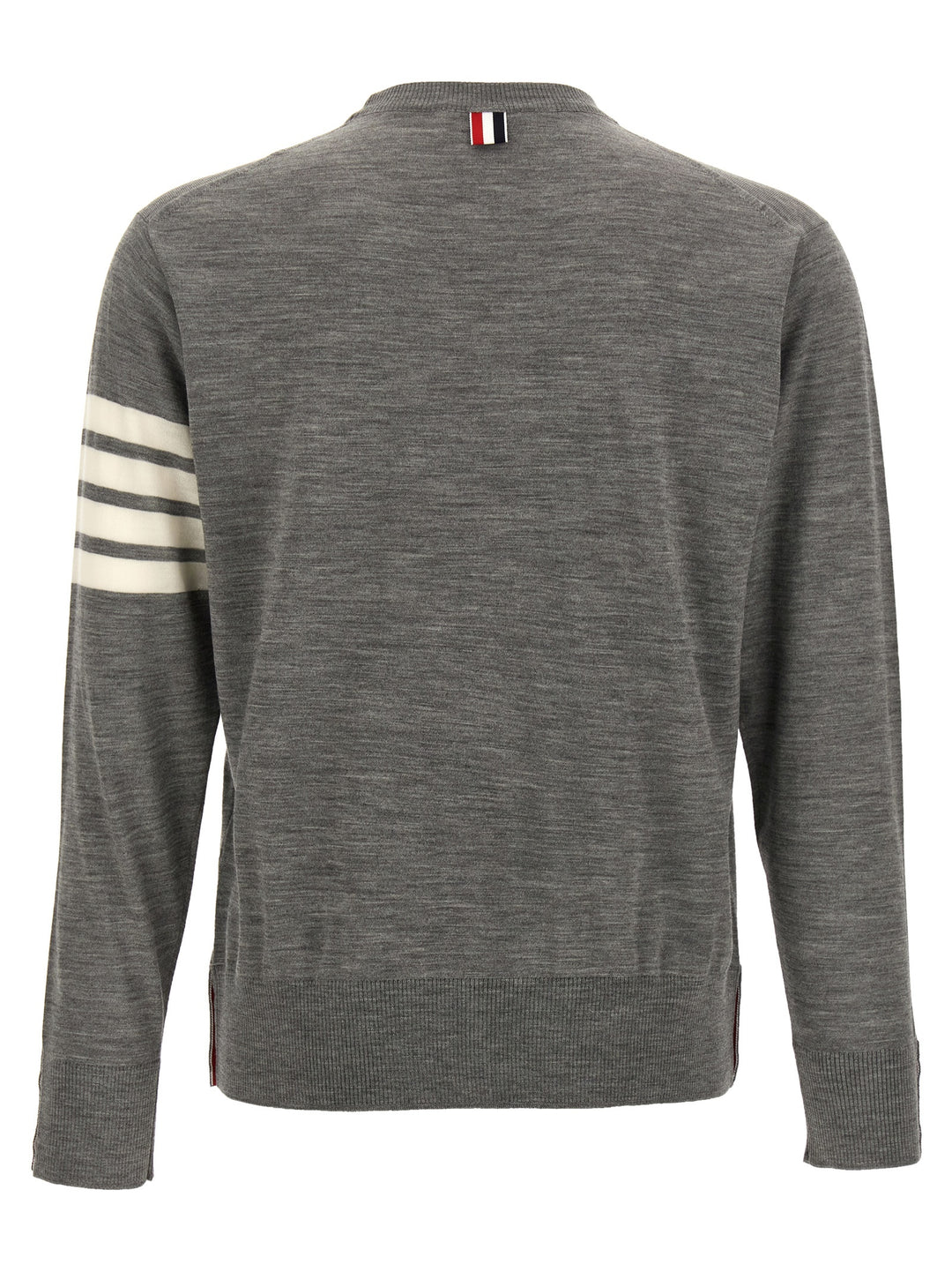Thom Browne Gray Virgin Wool Cardigan