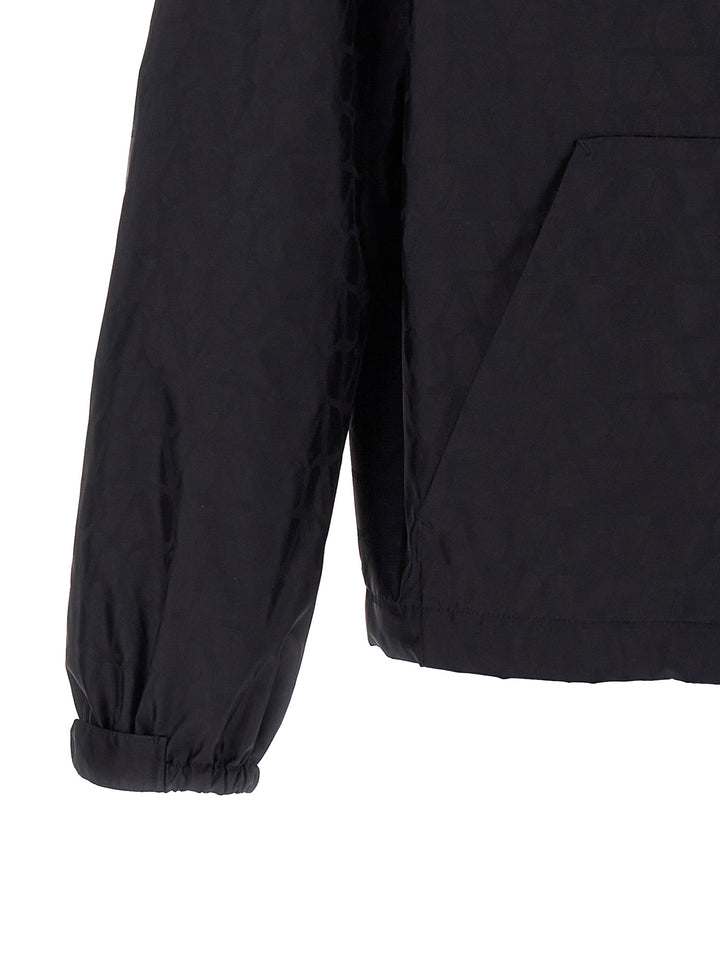 Valentino Garavani Blue Polyamide Shell Jacket