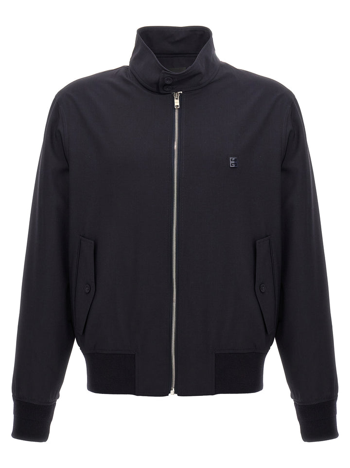 Givenchy Blue Elastane Bomber