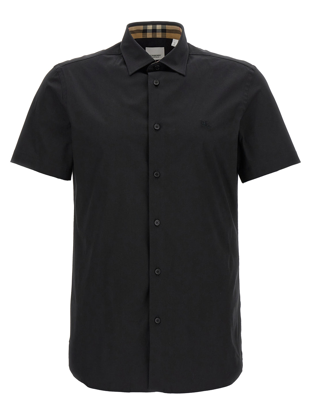 Burberry Black Cotton Blouse