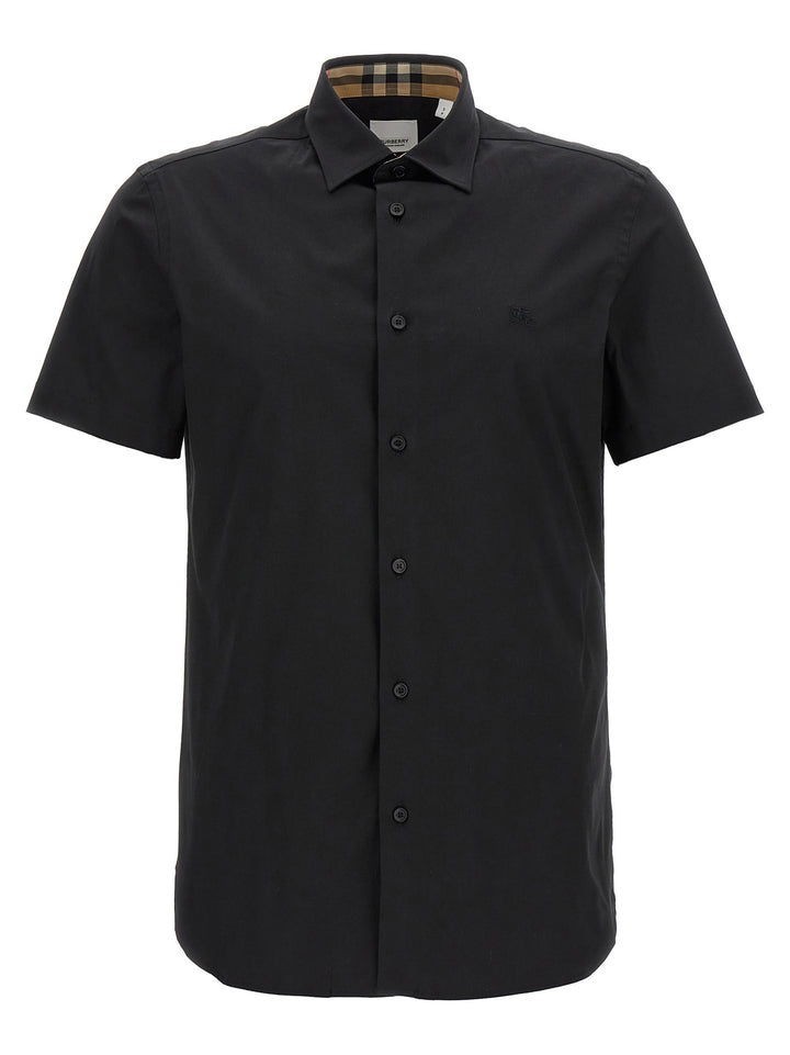 Burberry Black Cotton Blouse