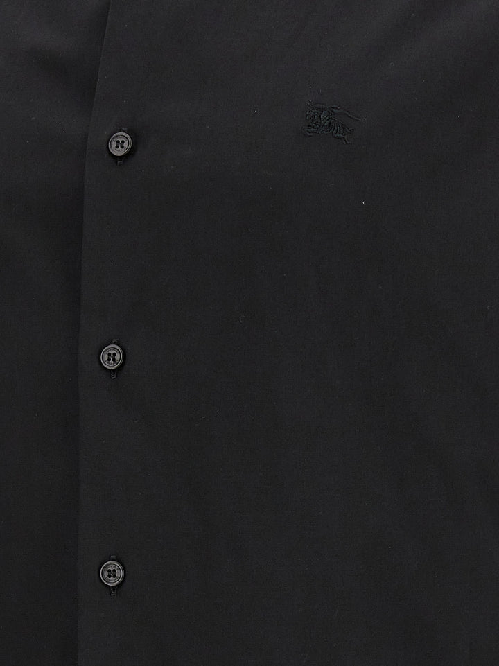 Burberry Black Cotton Blouse