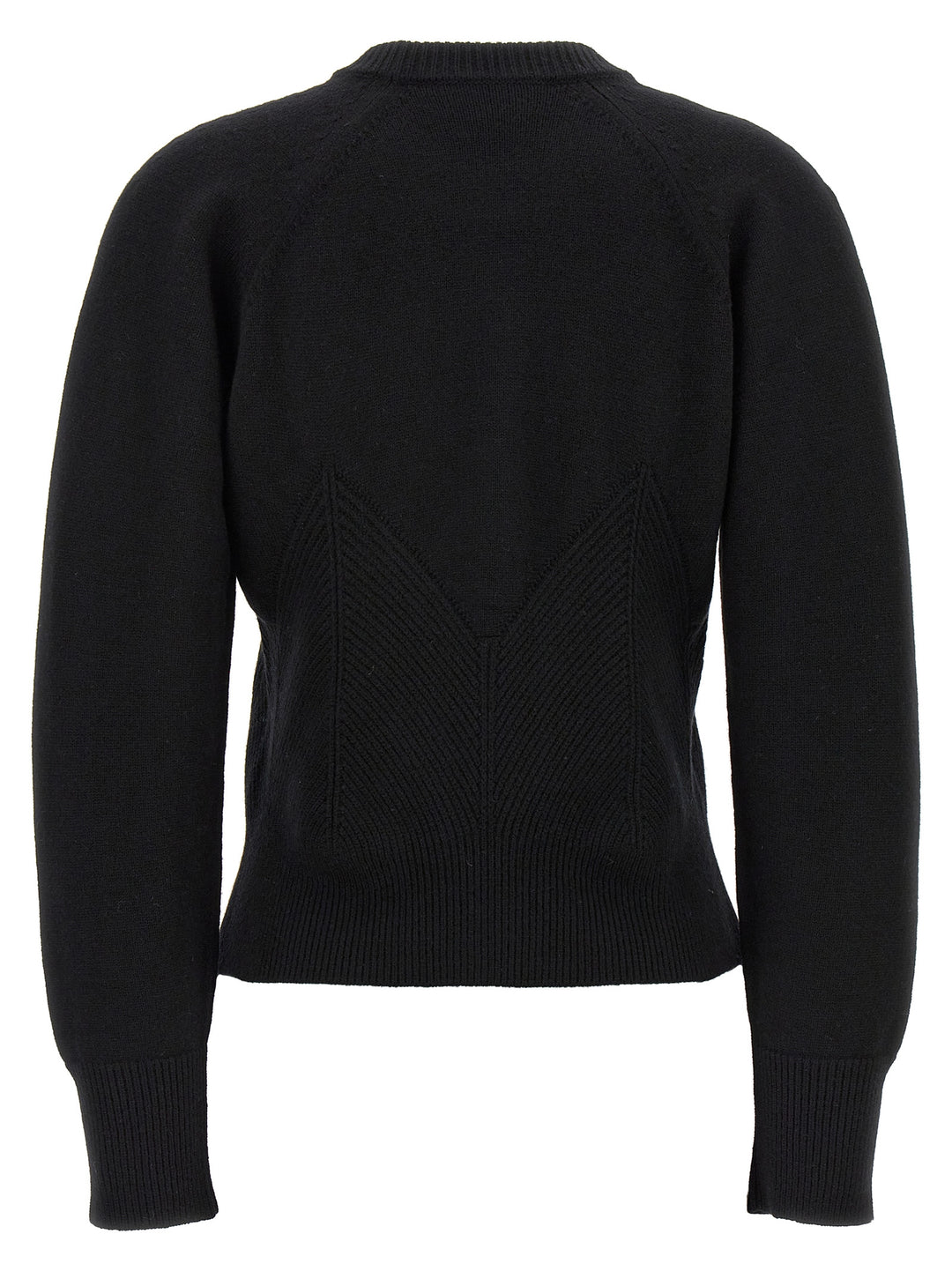 Alexander McQueen Black Wool Cardigan
