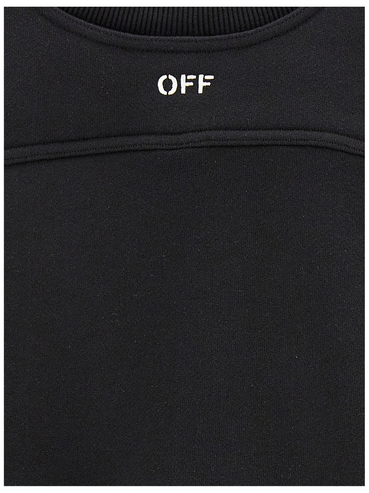 Off-White Bicolor Cotton Sweatshirt