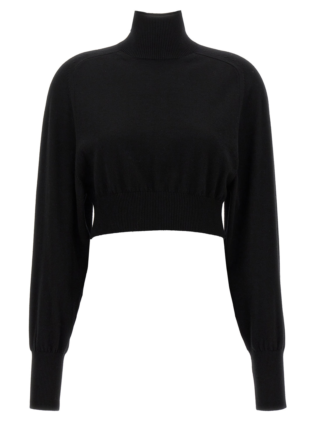 Sportmax Black Virgin Wool Cardigan