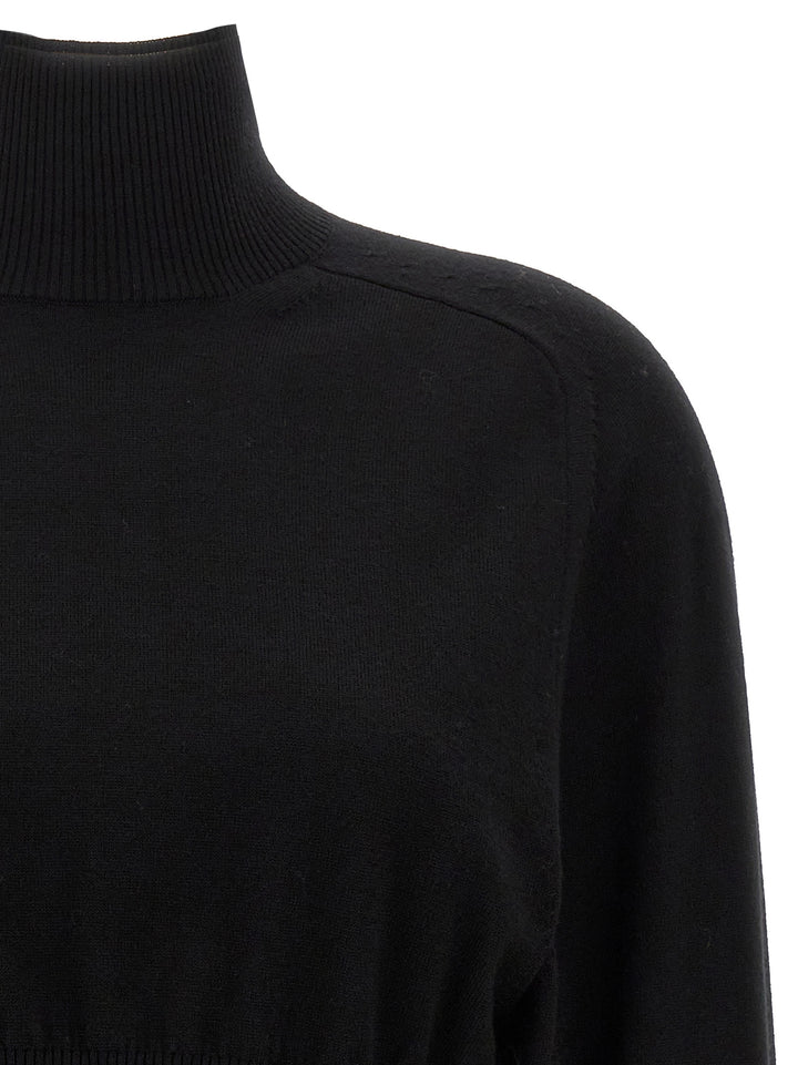 Sportmax Black Virgin Wool Cardigan