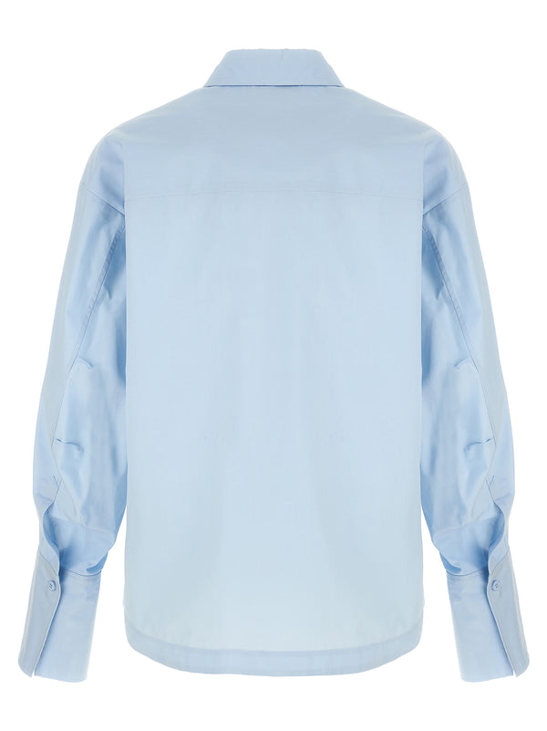 The Attico - Blue Cotton Blouse
