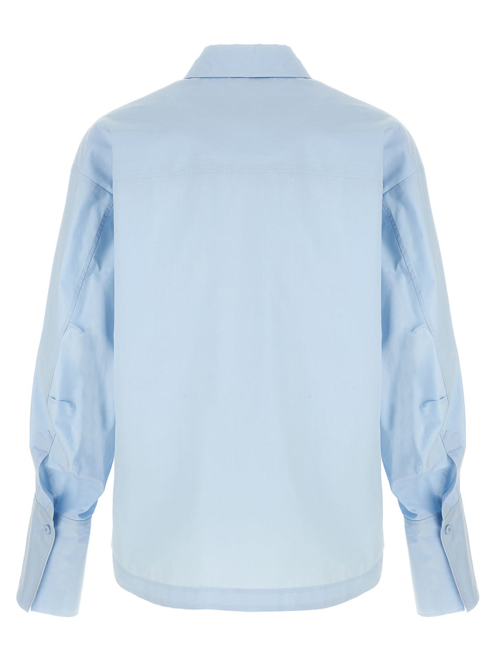 The Attico - Blue Cotton Blouse