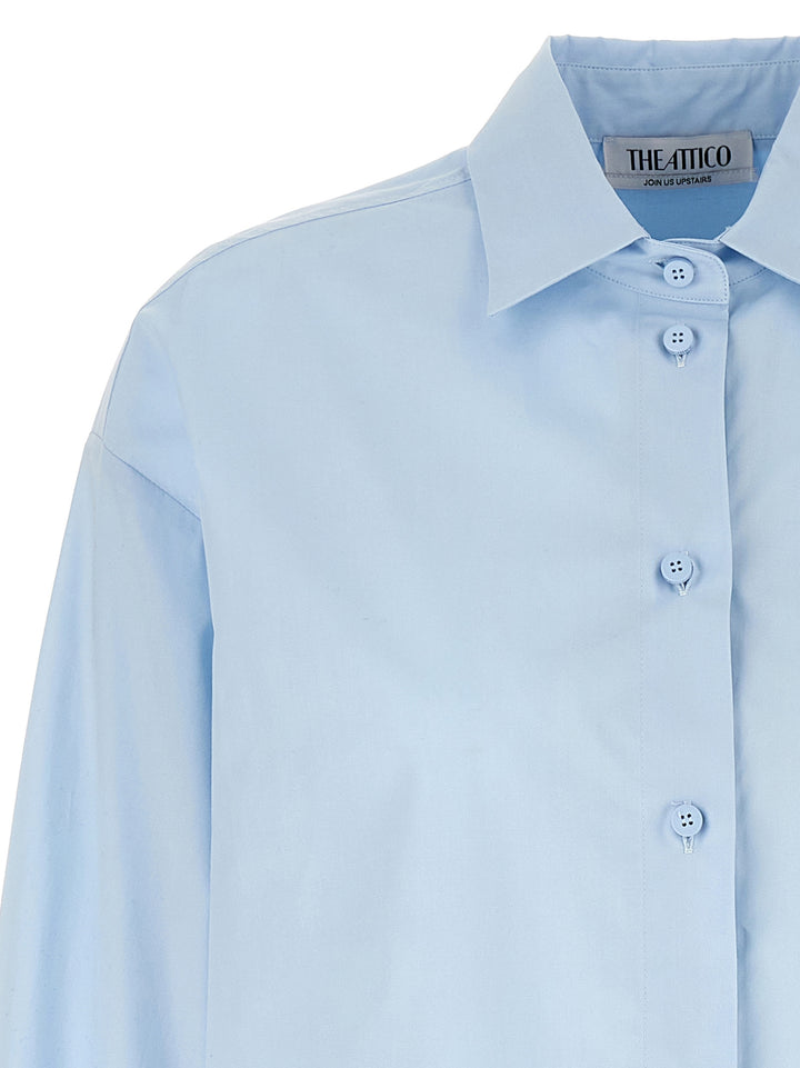 The Attico - Blue Cotton Blouse