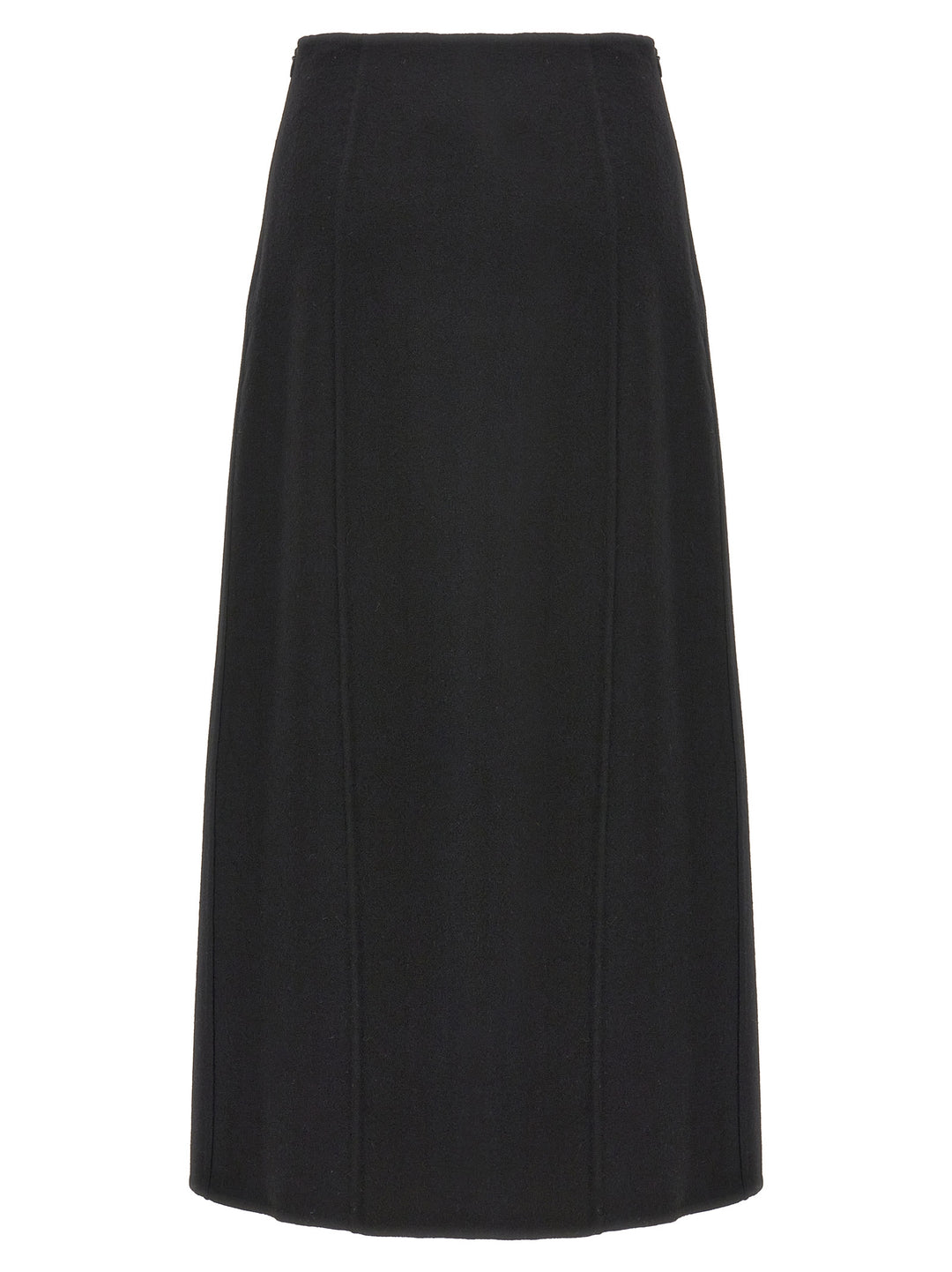 Ermanno Scervino Black Virgin Wool Mini Skirt