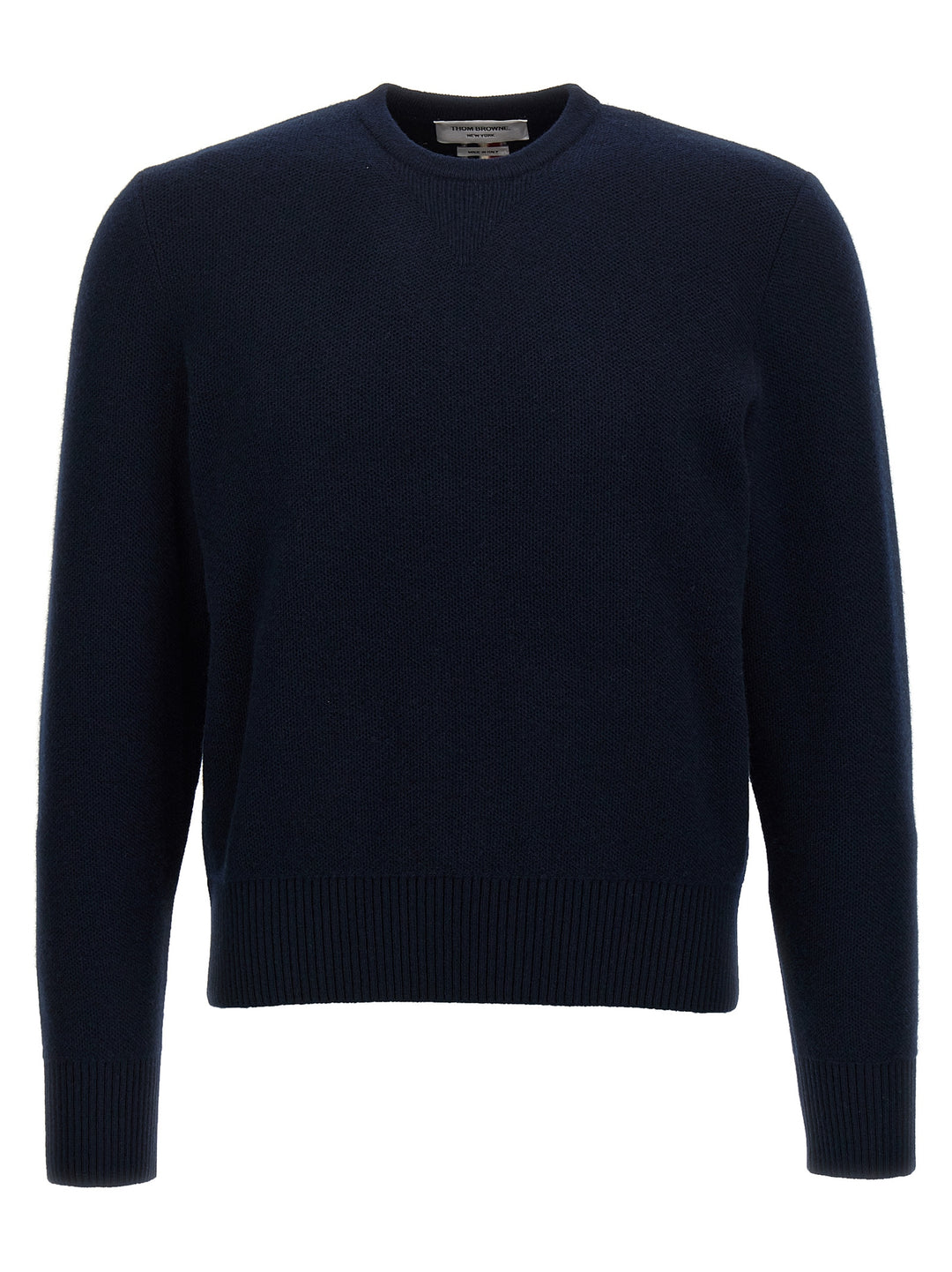 Thom Browne Blue Virgin Wool Cardigan